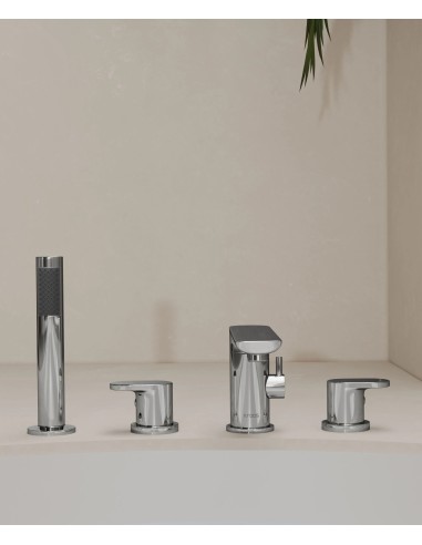 MITIGEUR BAIN DOUCHE 4 TROUS NUNKI KROOS