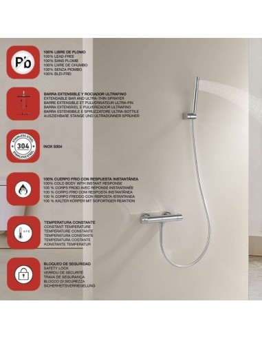 MITIGEUR DE DOUCHE THERMOSTATIQUE SUPREME SKY BATH