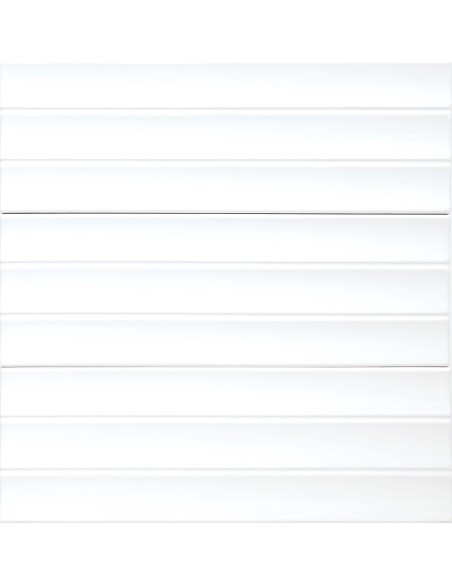 CARRELAGE MURAL ATLAS WHITE 01DIM 12*35CM MAYOLICA