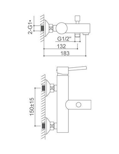 MITIGEUR BAIN DOUCHE MIL  BORRAS