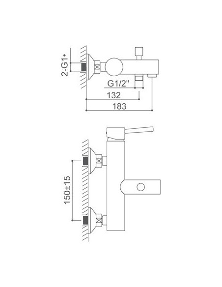 MITIGEUR BAIN DOUCHE MIL  BORRAS
