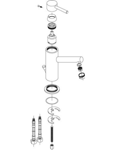 MITIGEUR LAVABO MIL BORRAS