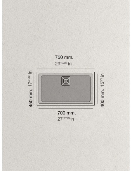 EVIER DE CUISINE ZIE 70 POALGI