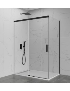 PAROI DE DOUCHE FRONTAL+LATERALE FIXE BASIC GME