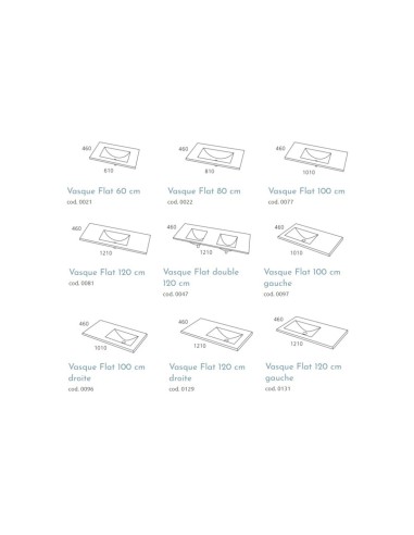 VASQUE CERAMIQUE FLAT VISOBATH