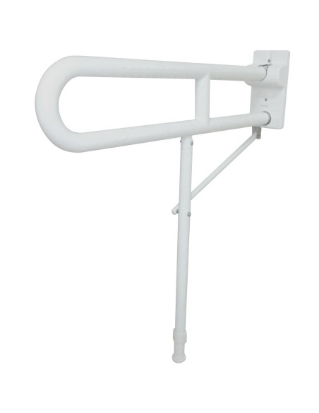 BARRE FIXE PIVOTANTE PLIANTE AVEC JAMBE DE SUPPORT NOFER