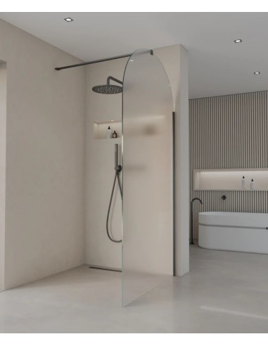 PAROI DE DOUCHE  EN VERRE FIXE ARRONDI SANTANA KROOS