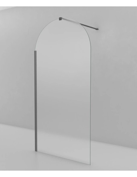 PAROI DE DOUCHE  EN VERRE FIXE ARRONDI SANTANA KROOS