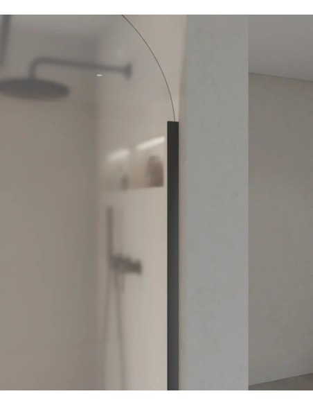 PAROI DE DOUCHE  EN VERRE FIXE ARRONDI SANTANA KROOS