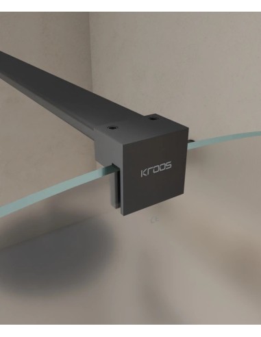 PAROI DE DOUCHE  EN VERRE FIXE ARRONDI SANTANA KROOS