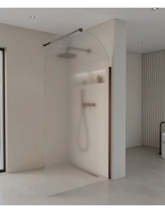 PAROI DE DOUCHE EN VERRE FIXE ARRONDI  SANTANA KROOS