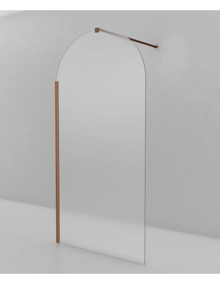 PAROI DE DOUCHE EN VERRE FIXE ARRONDI  SANTANA KROOS