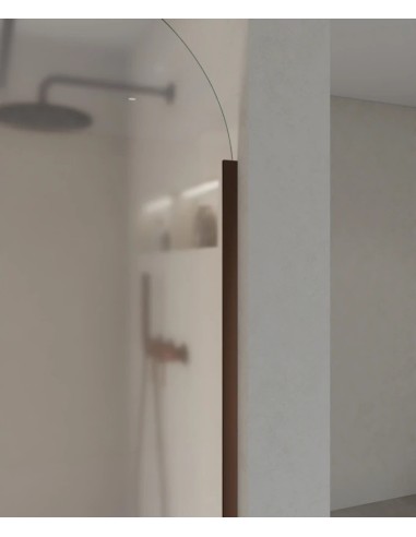 PAROI DE DOUCHE EN VERRE FIXE ARRONDI  SANTANA KROOS