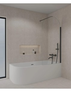 PARE BAIGNOIRE EN VERRE TREMPE LEIRA KROOS 2