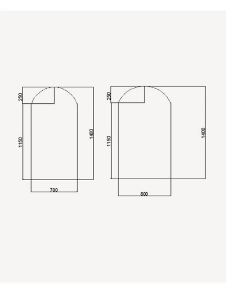 PARE BAIGNOIRE EN VERRE TREMPE LEIRA KROOS