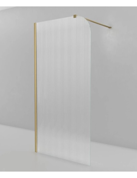 PAROI DE DOUCHE FIXE EN VERRE CANNELE CUBA KROOS