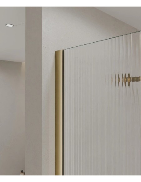 PAROI DE DOUCHE FIXE EN VERRE CANNELE CUBA KROOS