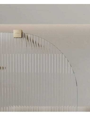 PAROI DE DOUCHE FIXE EN VERRE CANNELE CUBA KROOS