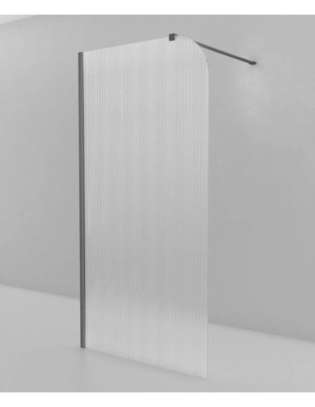 PAROI DE DOUCHE FIXE EN VERRE CANNELE CUBA KROOS