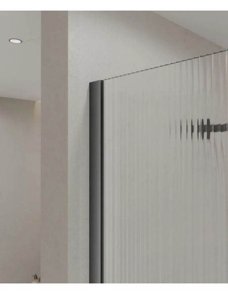 PAROI DE DOUCHE FIXE EN VERRE CANNELE CUBA KROOS