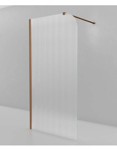 PAROI DE DOUCHE FIXE EN VERRE CANNELE CUBA KROOS