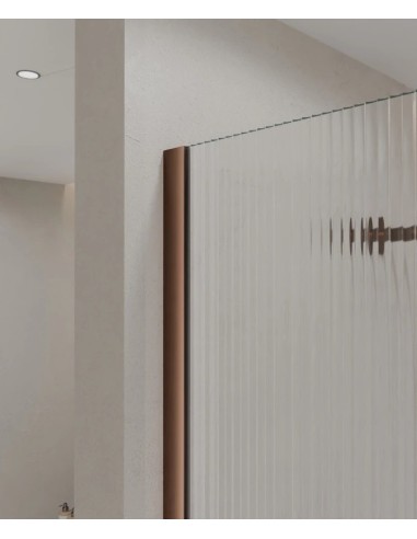 PAROI DE DOUCHE FIXE EN VERRE CANNELE CUBA KROOS