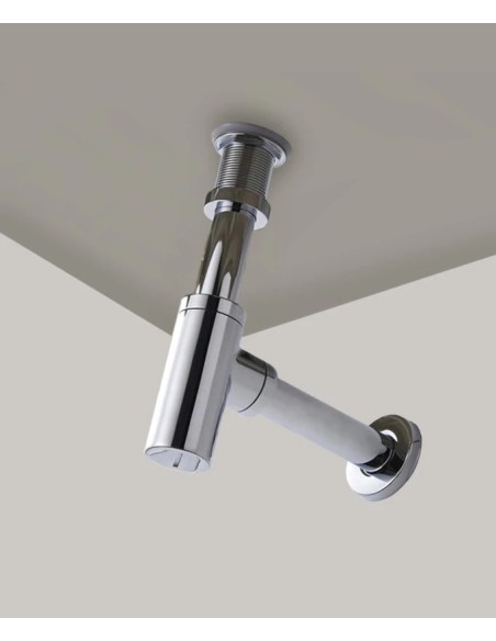 SIPHON LAVABO CYLINDRIQUE AVEC TROP PLEIN KROOS