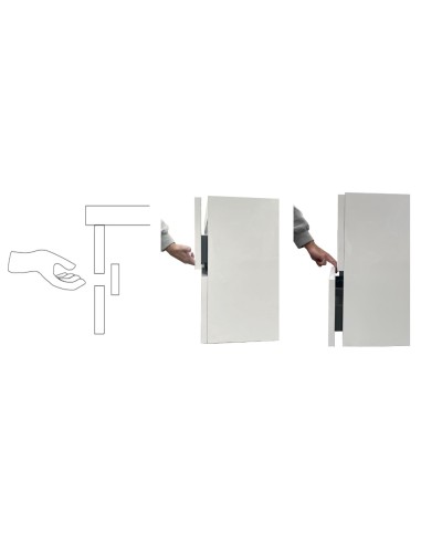 MEUBLE VASQUE SUSPENDU POLE 2 TIROIRS NOFER