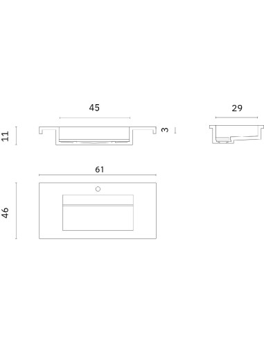 VASQUE EN PORCELAINE LANIC ALLURE BLACK