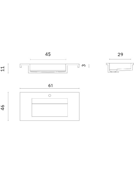 VASQUE EN PORCELAINE LANIC ALLURE BLACK