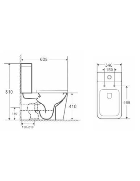 WC RIMLESS PISA AQUORE