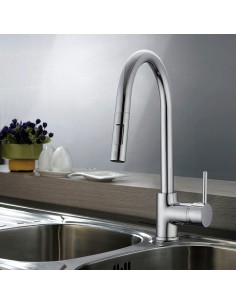 MITIGEUR CUISINE CHROME  ROUND - GME