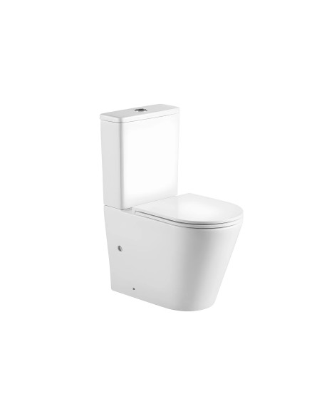 WC COMPACT BLANC MAT TURIN AQUORE
