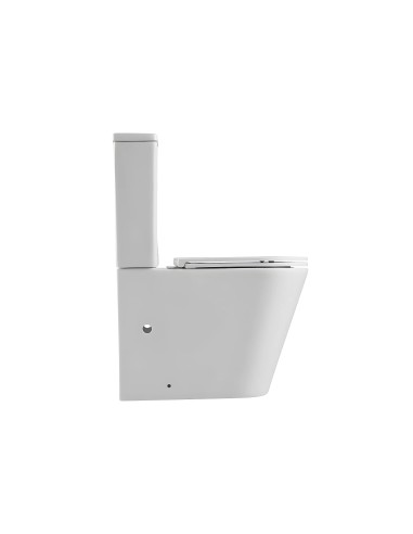 WC COMPACT BLANC MAT TURIN AQUORE