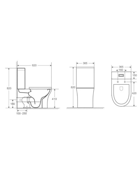 WC COMPACT PARIS AQUORE