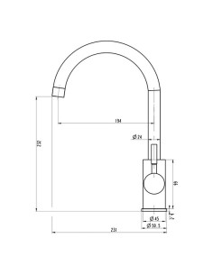 MITIGEUR CUISINE  ROUND ACIER - GME 2