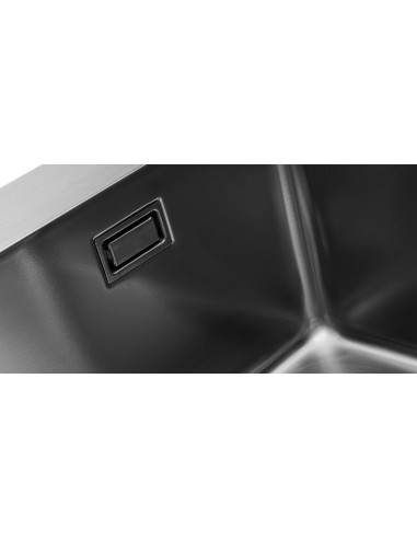 EVIER INOX LISSE 1 BAC SANS ÉGOUTTOIR