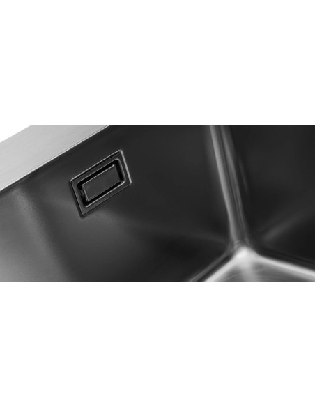 EVIER INOX LISSE 1 BAC SANS ÉGOUTTOIR