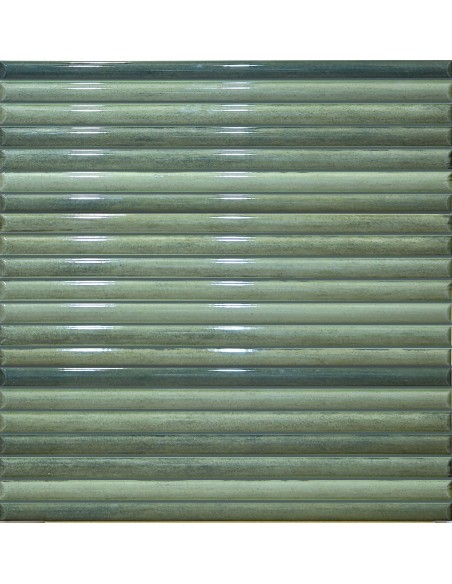 CARRELAGE MURAL DIM 12*35CM VENICE SAGE MAYOLICA