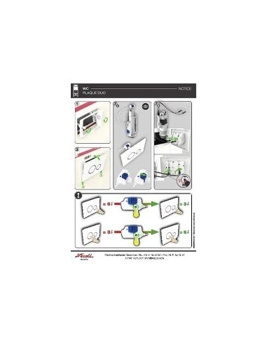 PLAQUE A DOUBLE DECLENCHEMENT DUO  NICOLL