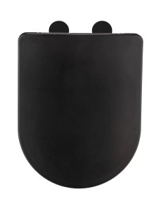 ABATTANT WC NOIR MAT THERMODUR MAGENTA BECRISA