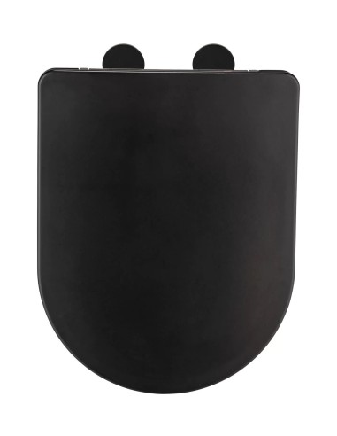 ABATTANT WC NOIR MAT THERMODUR MAGENTA BECRISA