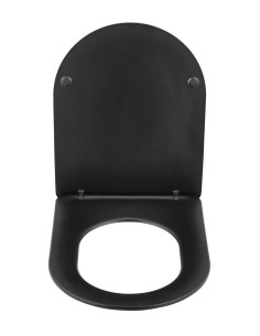 ABATTANT WC NOIR MAT THERMODUR MAGENTA BECRISA 2