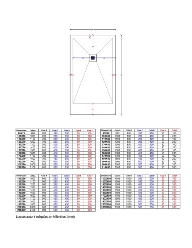 RECEVEUR DE DOUCHE STONE PLUS DUPLACH