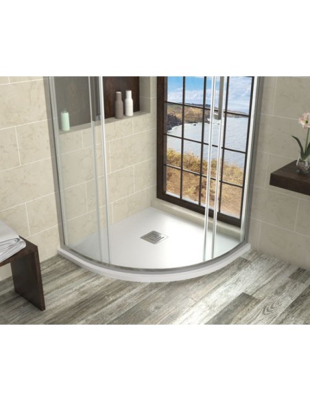 RECEVEUR DE DOUCHE SEMICIRCULAIRE DIM 80*80 ARDESIA GME