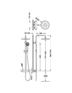 KIT MITIGEUR THERMOSTATQUE ENCASTRE 2 VOIES THERM BOX 21535004 TRES 2