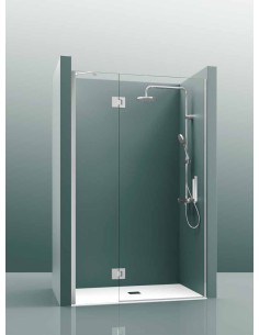 PAROI DE DOUCHE  FRONTAL FIXE +PORTE TEDY 100A CASTEL