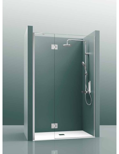 PAROI DE DOUCHE  FRONTAL FIXE +PORTE TEDY 100A CASTEL