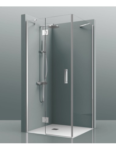 PAROI DE DOUCHE FRONTAL +LATERALE FIXE TEDY 400B CASTEL