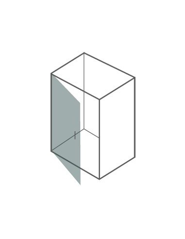 PAROI DE DOUCHE FRONTAL AVEC PORTE PIVOTANTE TEDY P00B CASTEL